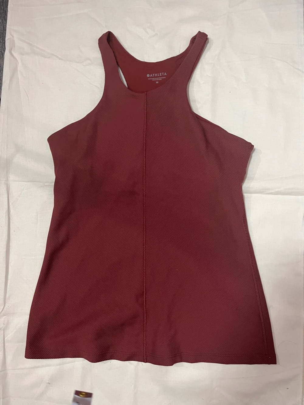 Athleta Wine Racerback High-Neck Tank